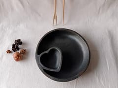 Terracotta by Sachii "Longpi Black Pottery Chip-n-Dip or Momo Platter"