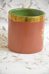 Rust and Green Booti Planter
