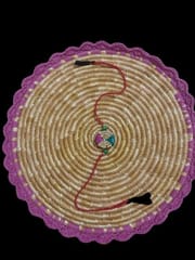 Wheat Grass Hand Embroidered Rakhi Dual Color