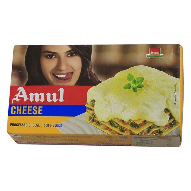 Amul Processed Cheese Block : 500 Gm