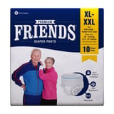 Friends Premium Adult Diaper Pants (XL - XXL) : 10 Units