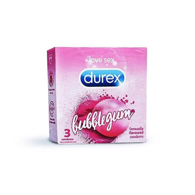 Durex Condoms Bubble Gum : 3 Pcs