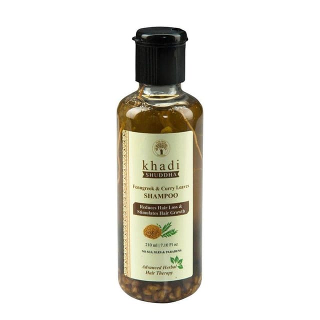 Khadi Shuddha Fenugreek & Curry Leaves Shampoo : 210 Ml