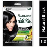 Garnier Color Naturals Creme Riche Natural Black 30ml + 30gm Sachet