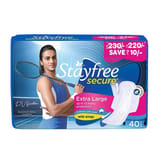 Stay Free Secure Cottony Extra Large : 40 Pads