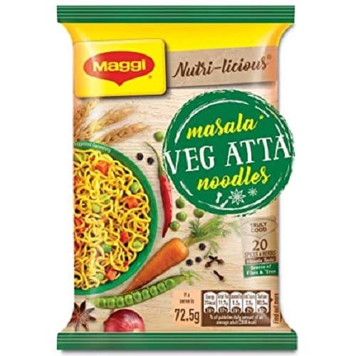 Maggi Nutri-licious Masala Veg Atta Noodles