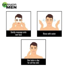 Garnier Men Oil Clear Face Wash : 50 Gm