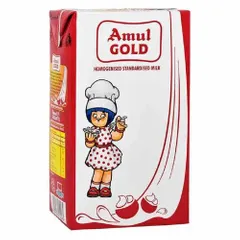 Amul Gold Homogenised Standardised Milk : 1 Ltr