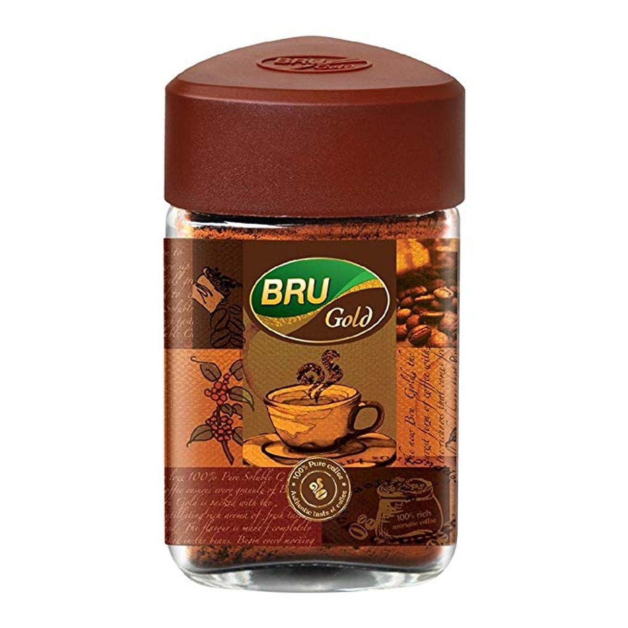 Bru Gold Instant Coffee powder Jar