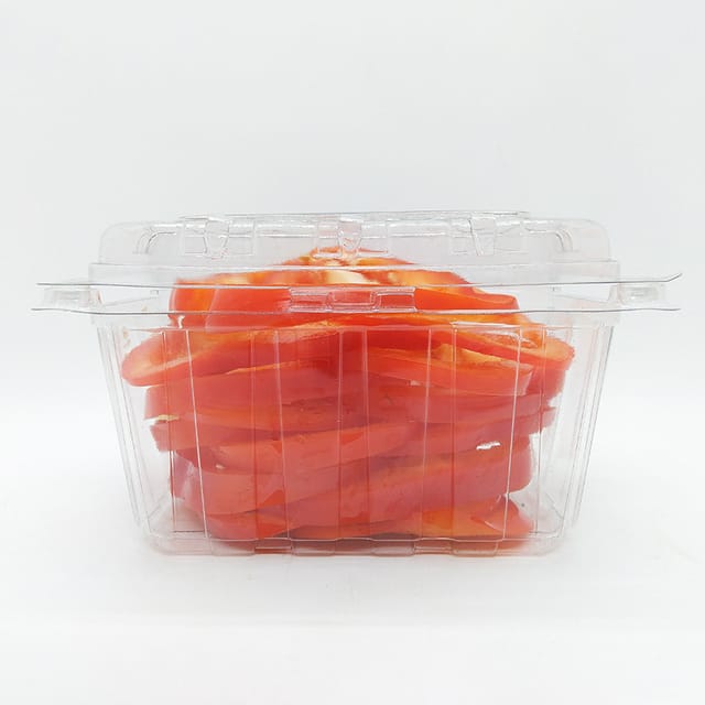 Red Capsicum Sliced : 250 Gm