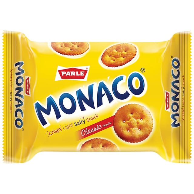 Parle Monaco Salted Biscuits : 200 Gm