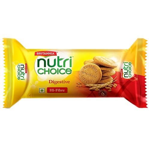 Britannia Nutri Choice Digestive High Fibre Biscuits : 100 Gm