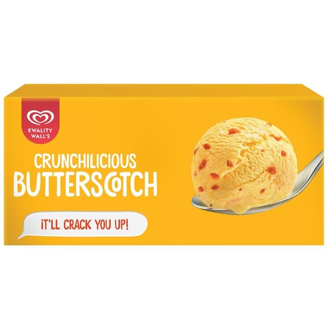 kwality wall's Crunchilicious Butterscotch : 700 ml