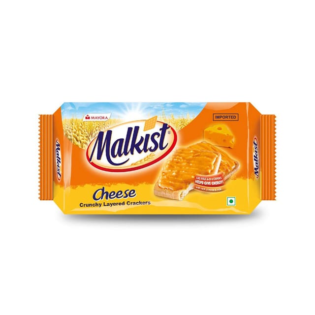 Mayora Malkist Cheese Flavoured : 150 Gm #