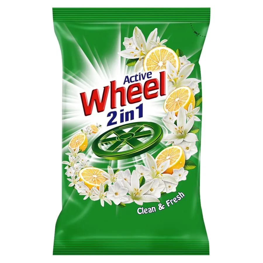 Active Wheel 2in1 Clean & Fresh Detergent Powder