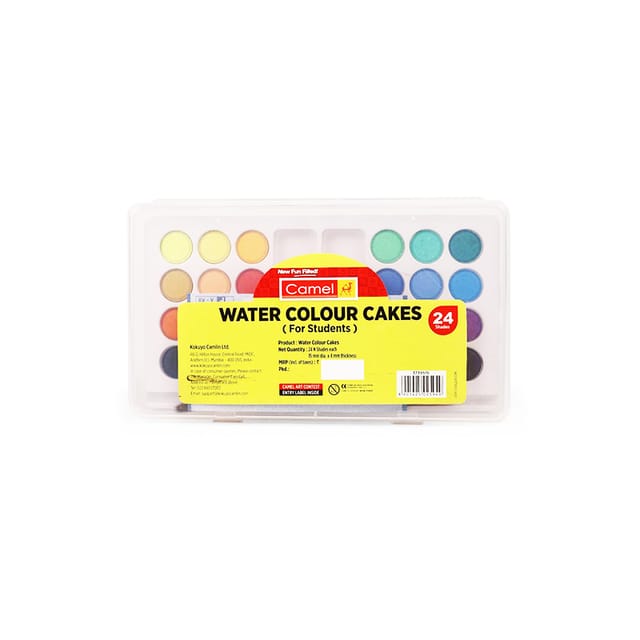 Camel Water Colour Cakes : 24 Shades #