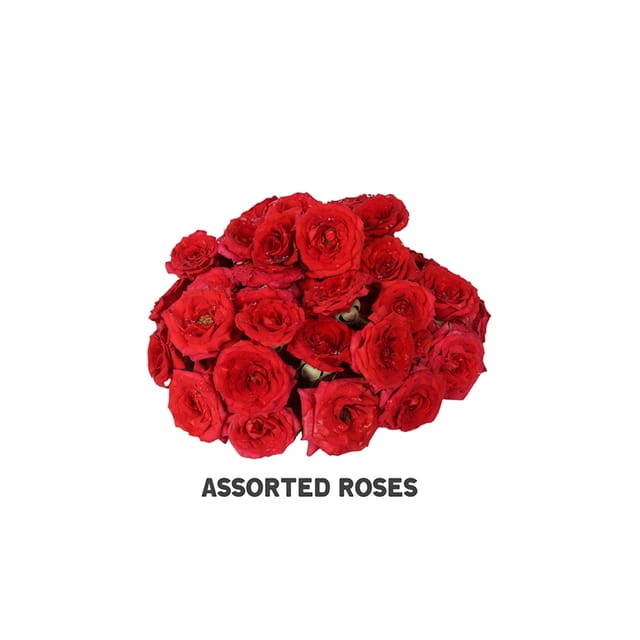 Assorted Roses : 100 Gm