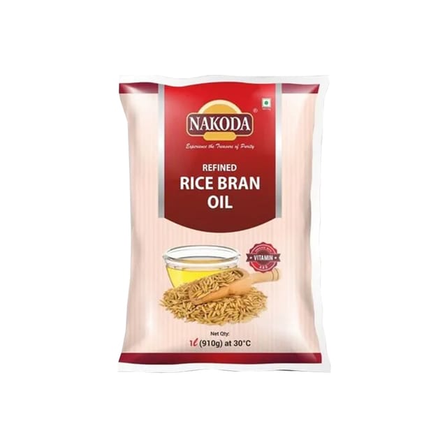 Nakoda Rice Bran Oil : 1 Ltr