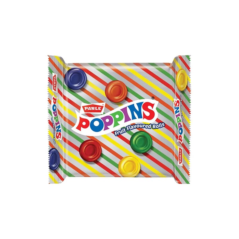 Parle Poppins Fruit Flavoured Rolls
