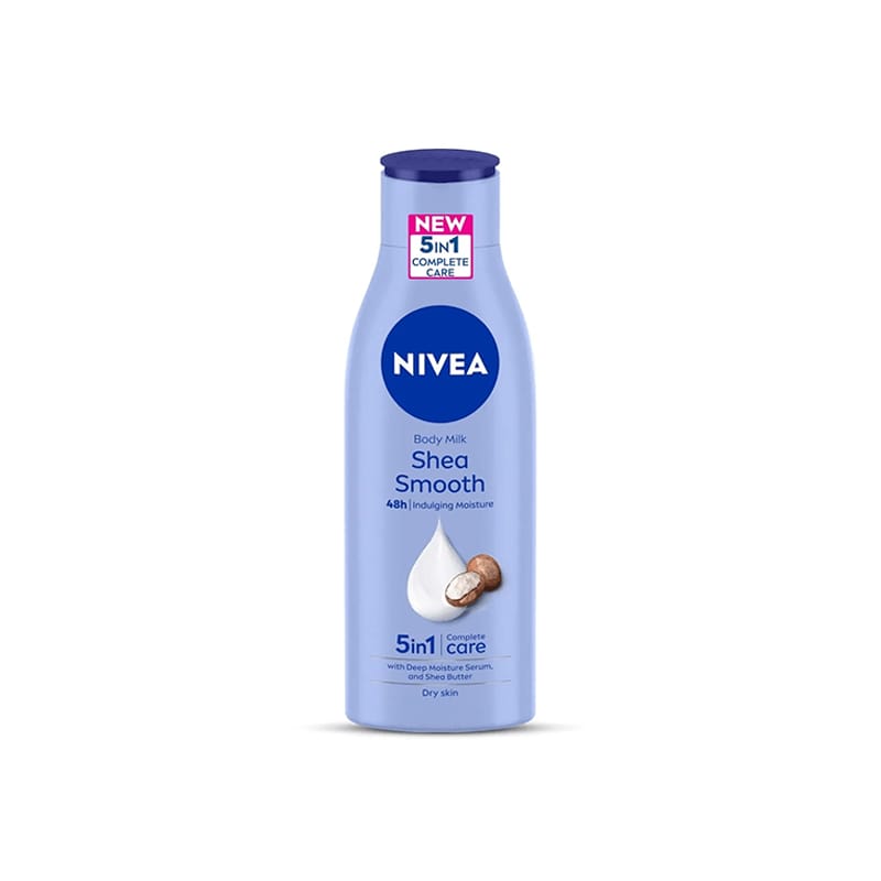Nivea Body Lotion For Dry Skin, Shea Smooth, With Shea Butter, For Men & Women