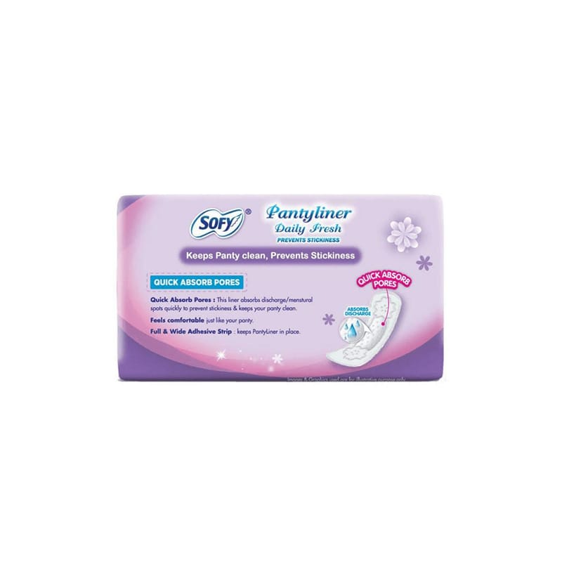 Sofy Pantiliner Daily Fresh With Herbal Fragrance Prevents Stickiness