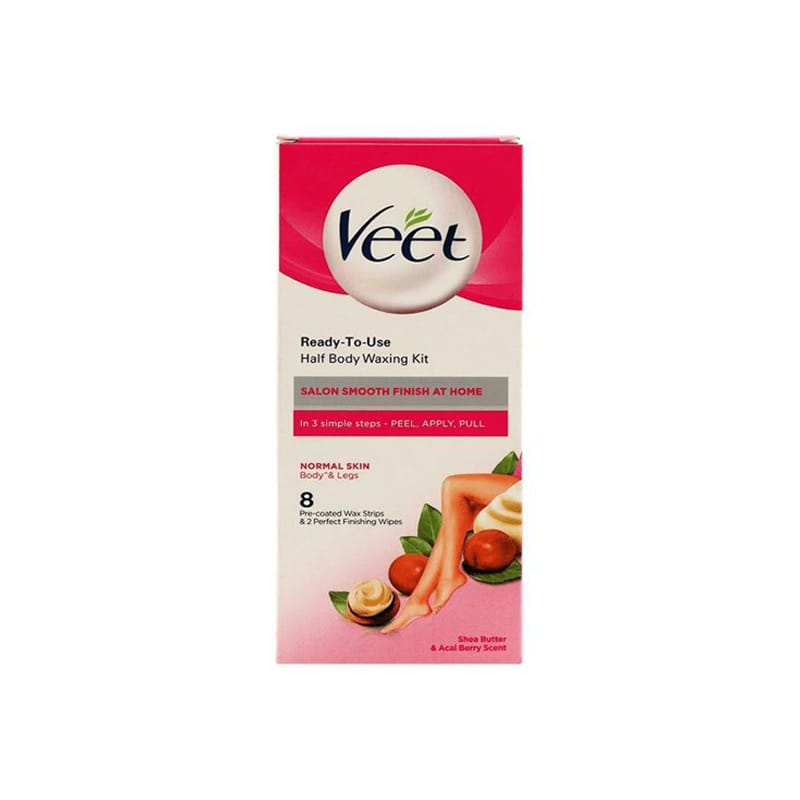 Veet Ready-To-Use Half Body Waxing Kit For Normal Skin