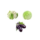 Sabzi Combo - Cauliflower (0.500 Kg -0.700 Kg), Cabbage (0.500 Kg-0.700 Kg), Brinjal Bharta (500 Gm)