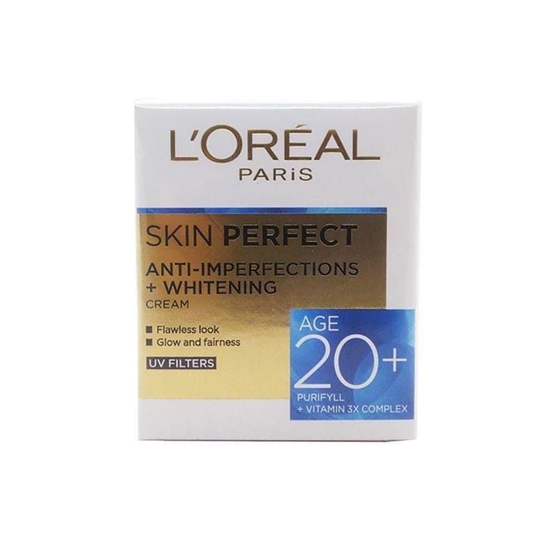 L'Oreal Paris Age 20+ Skin Perfect Cream UV Filters