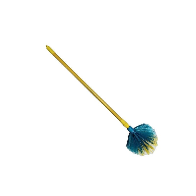 Ceiling Broom Foldable Round Shaped Blue