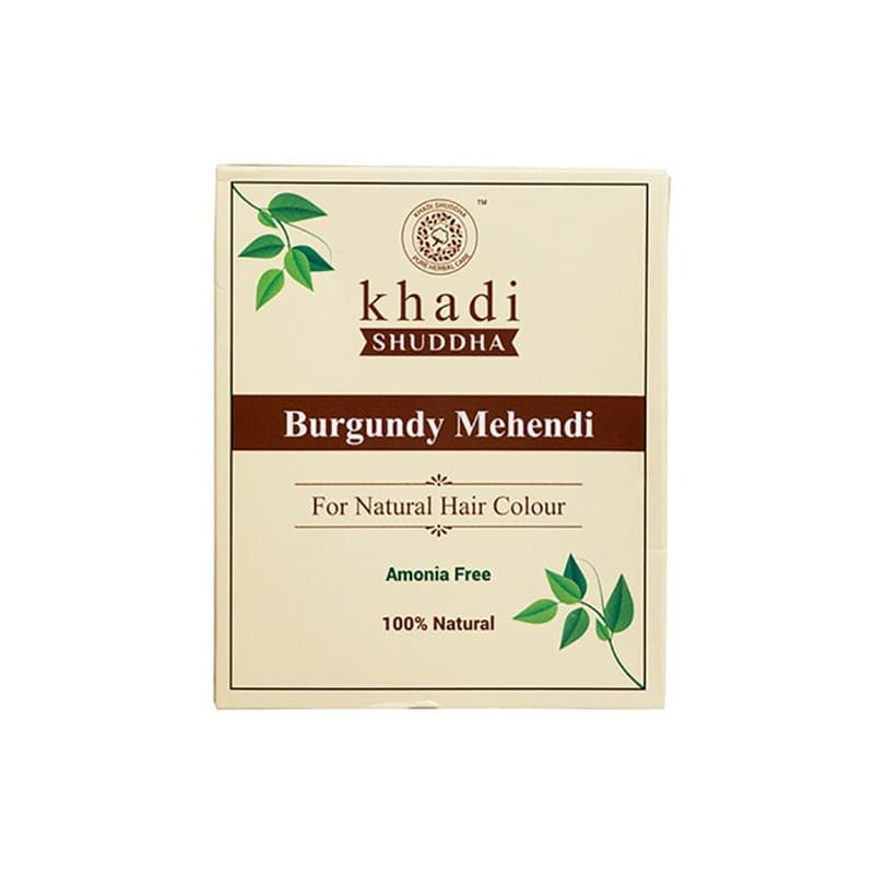 Khadi Shuddha Burgundy Mehendi