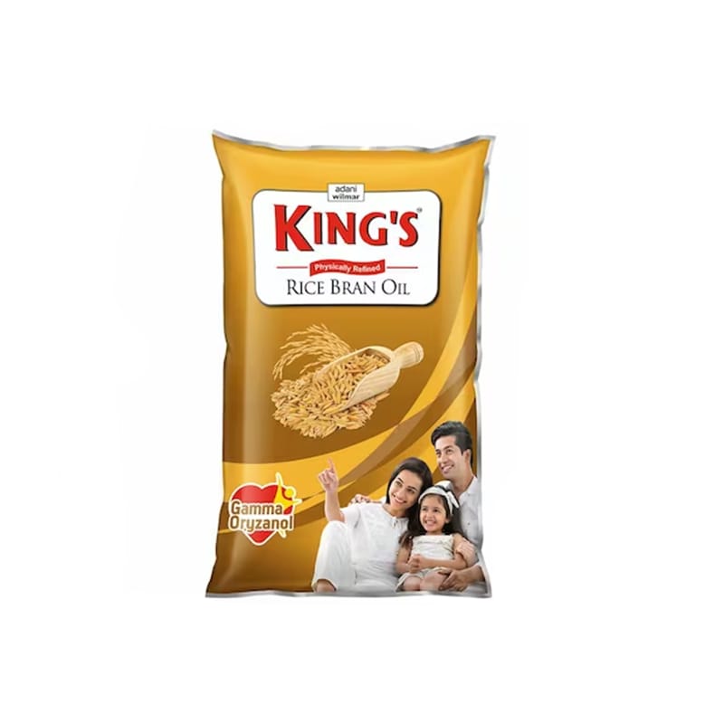 King's Refined Rice Bran Oil Pouch