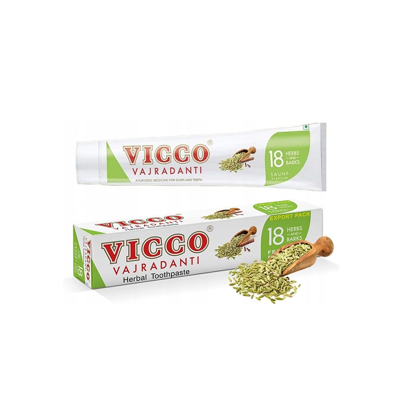 Vicco Vajradanti 18 Herbs & Barks Saunf Flavour Toothpaste