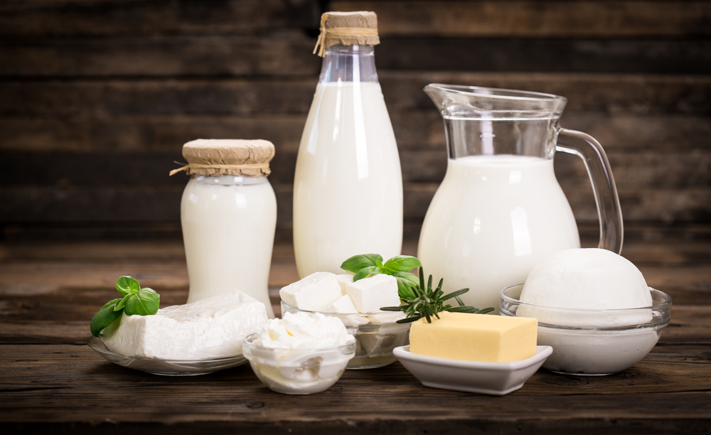 nutrition facts of milk and milk products