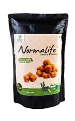 Supreem Super Foods  Normalife™ Gluten Free Ragi & Millet Chips - Health and Taste in one Snack +  Indian Fava Beans - Chatpata Masala Snack  + Quinoa Puffs - Roasted Puffs Snack with Cheese & Garlic + Soya Chips – All the Goodness of Soya. 100 gms - Combo pack of 4