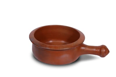 Hand Crafted Terracotta Sauce Pan with lid