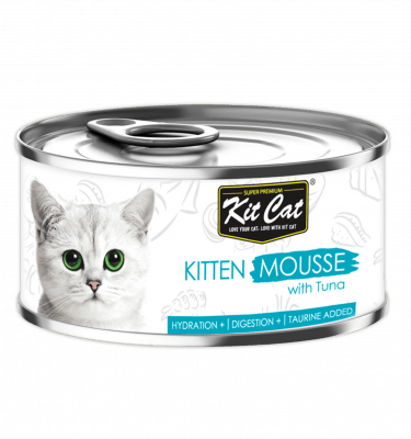كيتكات طعام معلب قطة موس مع تينا 80 جم