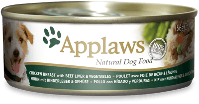 Applaws Dog Chicken Breast with Beef Liver and Veg 156g