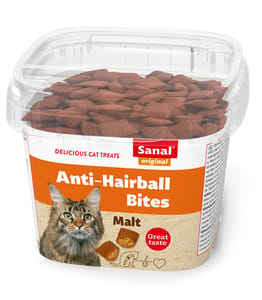 Sanal Malt Anti-Hairball Bites for Cats 75g