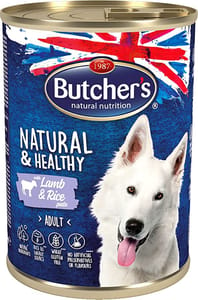 Butcher's Plus Sensitive with lamb and rice pate for Dogs 390g