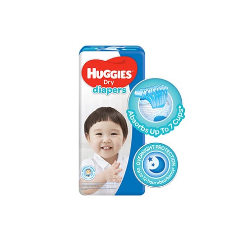 Huggies Dry Diaper Jumbo XL 40s