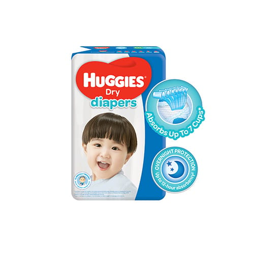Huggies Dry Diapers Jumbo Pack XXL 34s