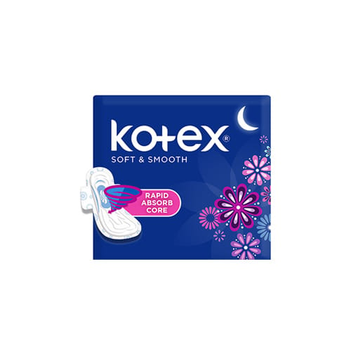 Kotex Soft & Smooth 32cm Overnight 10s