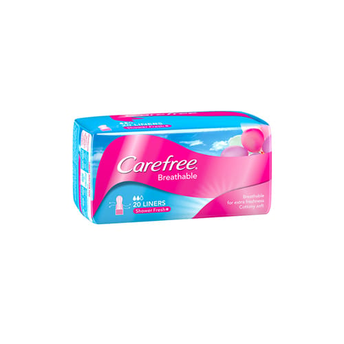 Carefree Breathable Panty Liner 20s