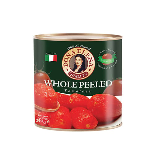 Dona Elena Whole Peeled Canned Tomatoes 2550g