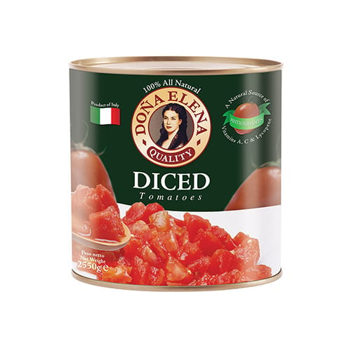 Dona Elena Diced Canned Tomatoes 800g