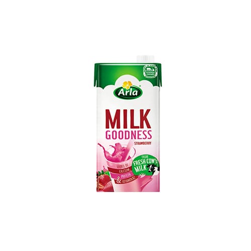 Arla Milk Goodness Strawberry 1L