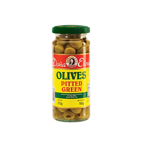 Dona Elena Pitted Green Olives 310g
