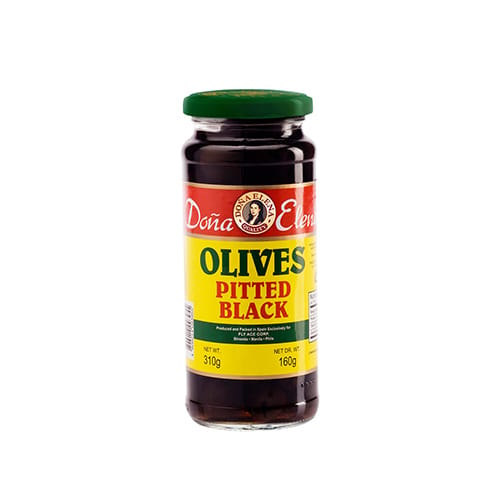 Dona Elena Pitted Black Olives 310g