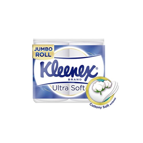 Kleenex Bathroom Ultra Soft Tissue 3ply 200sheets 12rolls