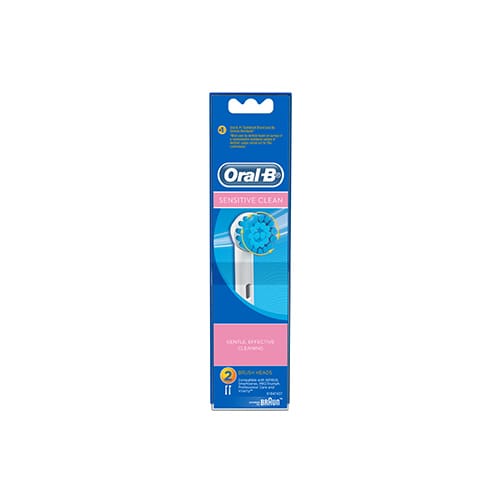 Oral B Power Brush Sensitive Clean Refill (Rechargeable) 2pcs